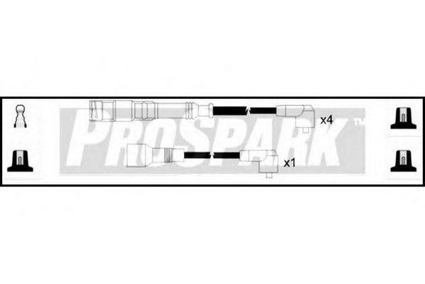 STANDARD OES745 Ignition Cable Kit